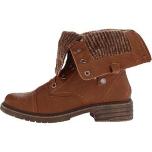 Wanted Brown Combat Boots